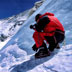 David Filming a British Army Climber on the French Spur, Mt. Everest