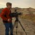 Filming for the BBC in the Badlands, South Dakota